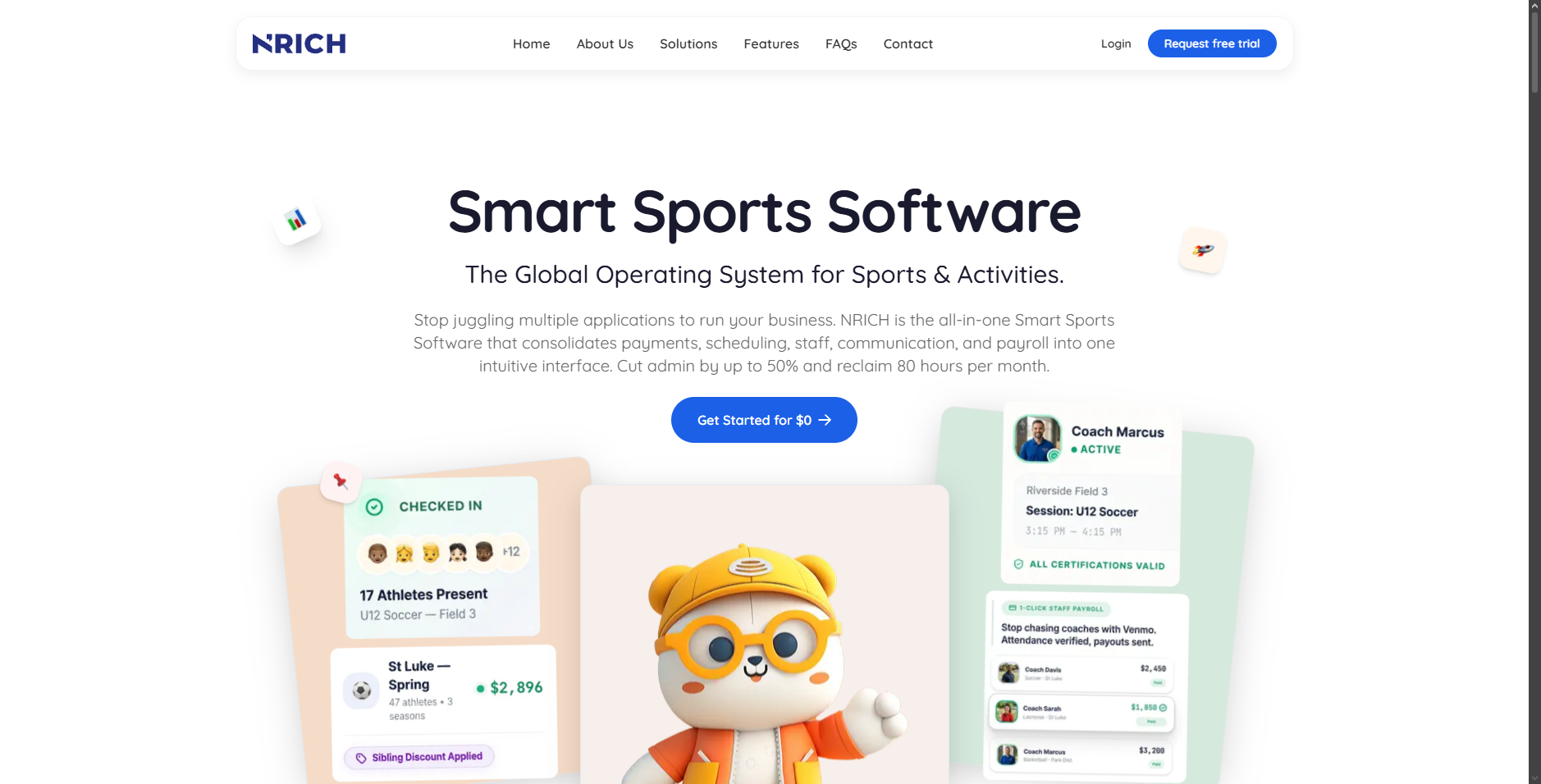 NRICH - Sports And Activity Scheduling Software